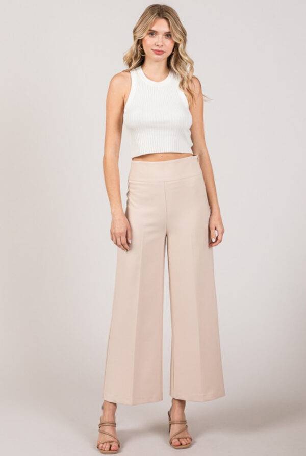 PANTALON BEIGE PALAZO