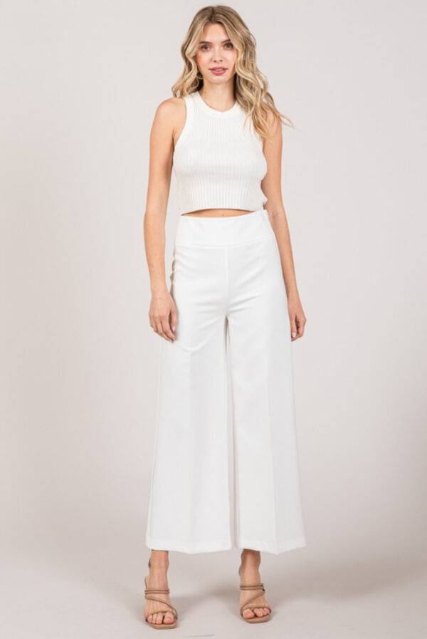 PANTALON PALAZO BLANCO